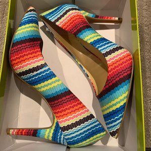 GIANNI BINI - ROBYNN - Multicolored Pumps (Size 8)